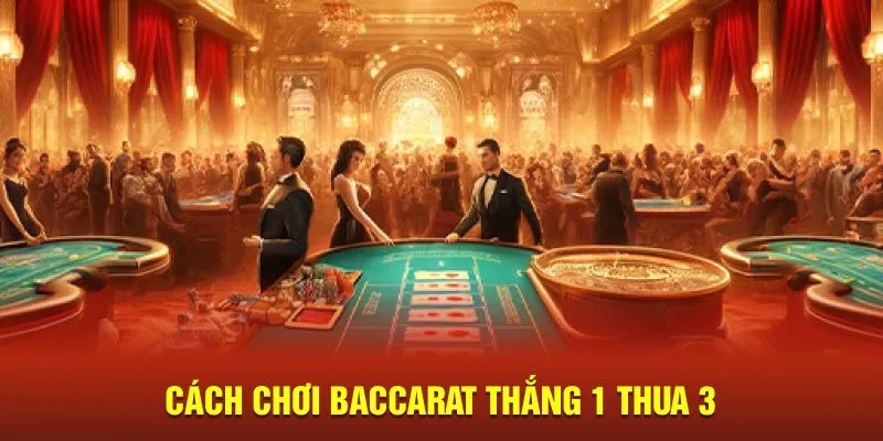 Cụ thể cách chơi Baccarat từ thắng 1 thua 3