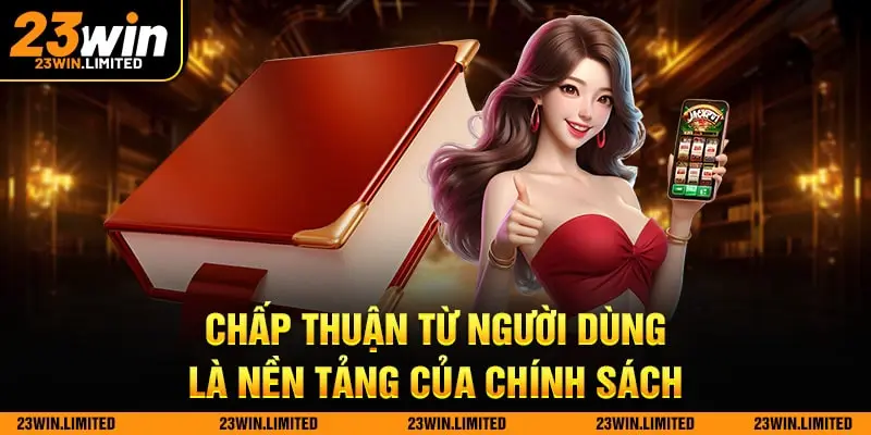 Chấp thuận từ người dùng là nền tảng của chính sách